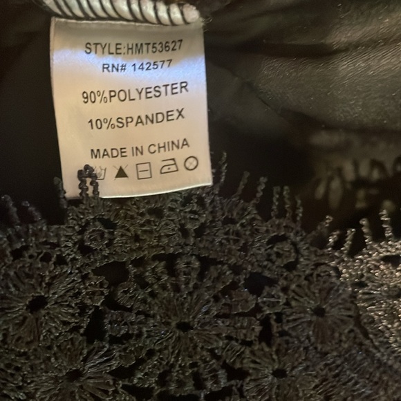 NWT Haute Monde black lace bodysuit - Picture 6 of 7